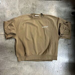 Essentials Fear of God Tan Sweater Sz 2XL